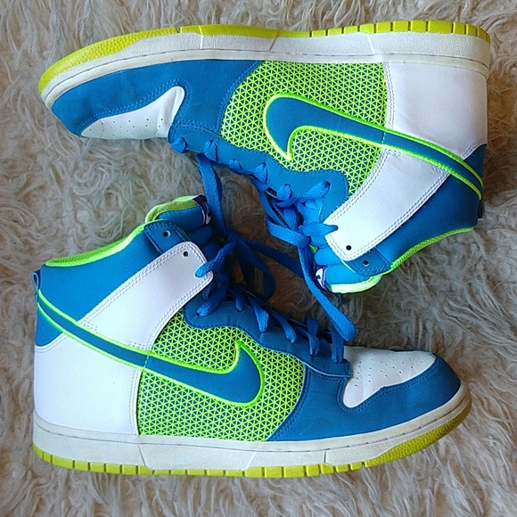 Nike Dunk Superhero Pack Blue Neon Men's Shoes 11.5